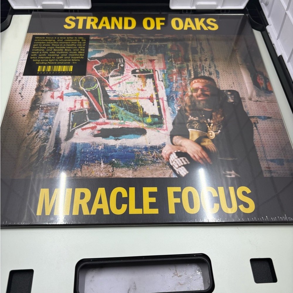 Strand of Oaks "Miracle Focus" Vinyl LP - Yellow Text Cover